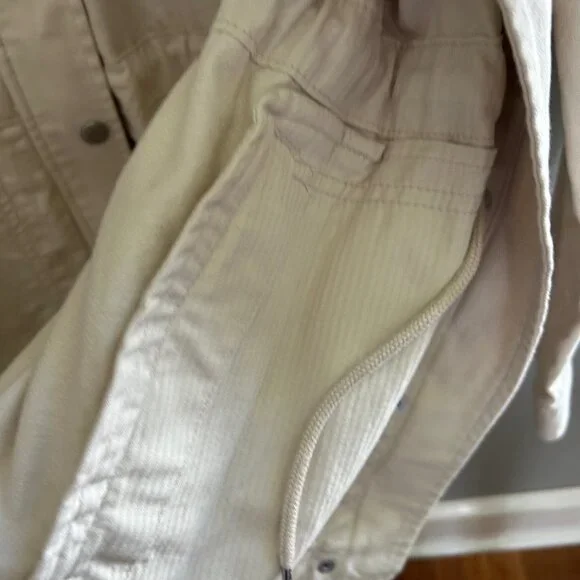 Gap Factory Cream 100% Cotton Denim Utility Jacket - L - Picture 4 of 7